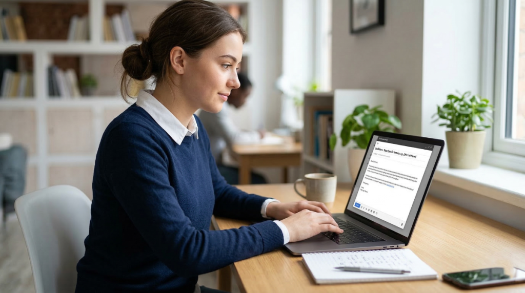 Demande de stage par mail